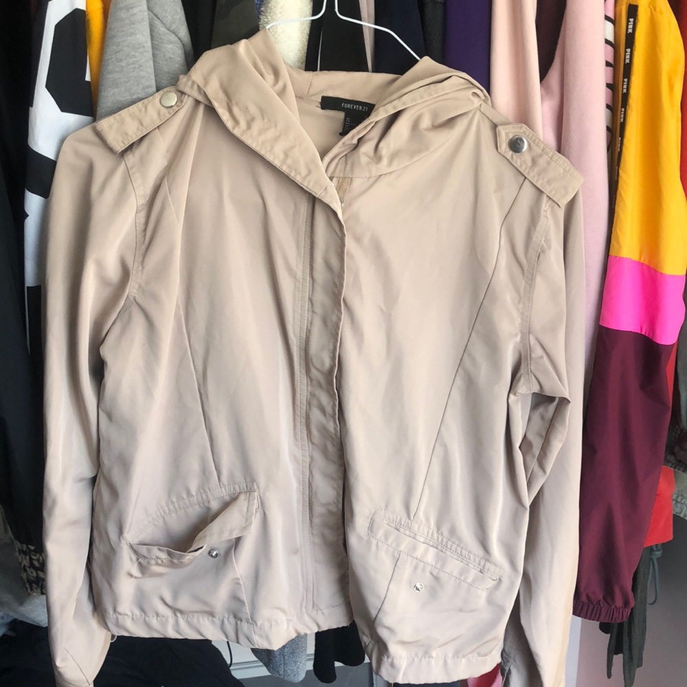 Women Windbreaker Tan